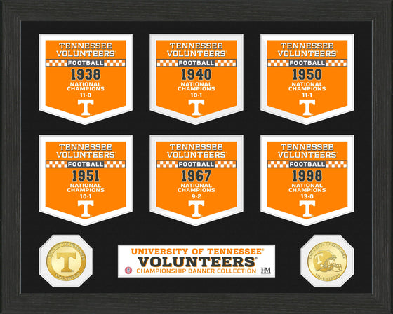 University of Tennessee Volunteers National Champions Banner Collection Photo Mint