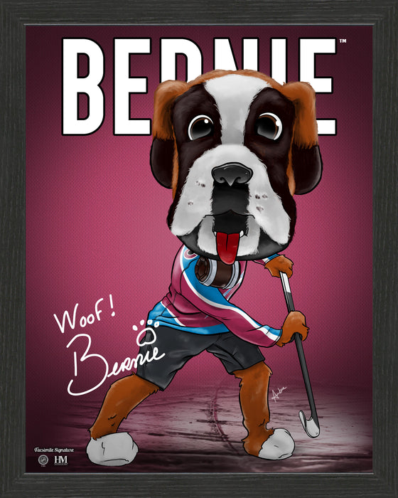 Colorado Avalanche Bernie Framed Dynamo