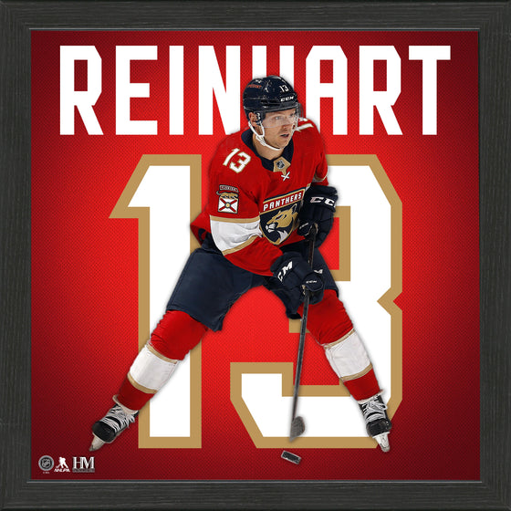 Sam Reinhart Panthers Impact Jersey Frame