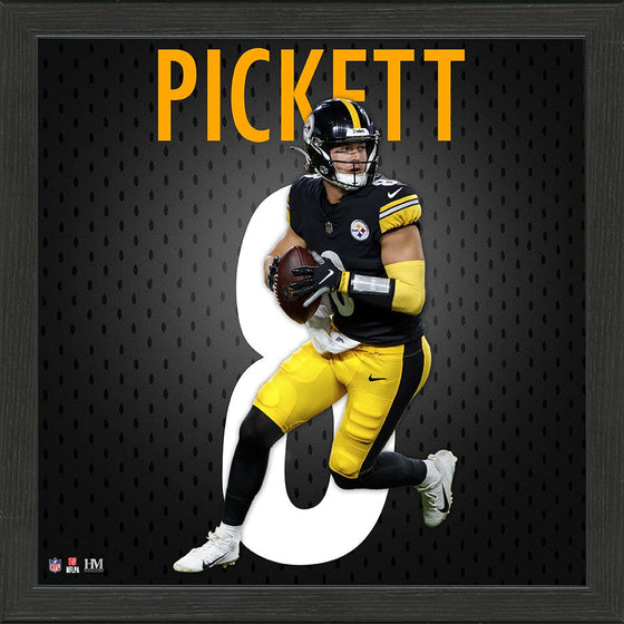 Kenny Pickett Steelers Impact Jersey Frame