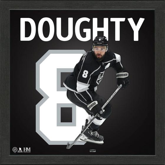 Drew Doughty Los Angeles Kings IMPACT Jersey Frame