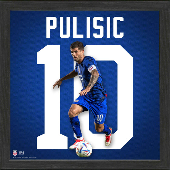 Christian Pulisic Impact Jersey Frame