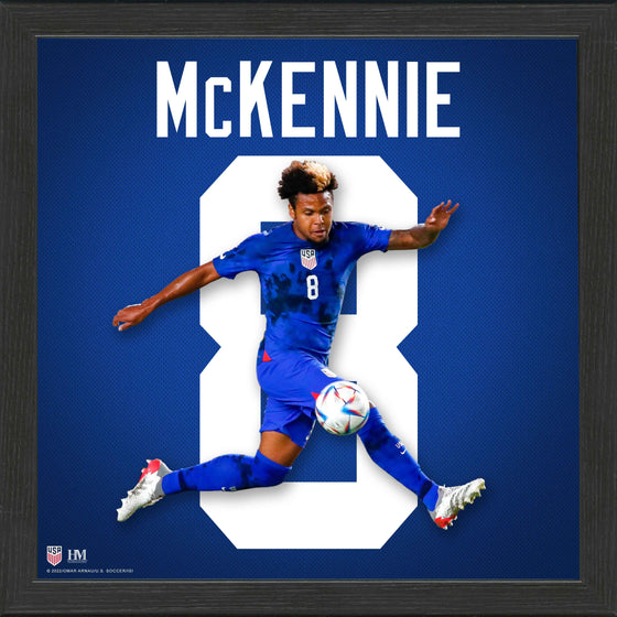 Weston McKennie Impact Jersey Frame