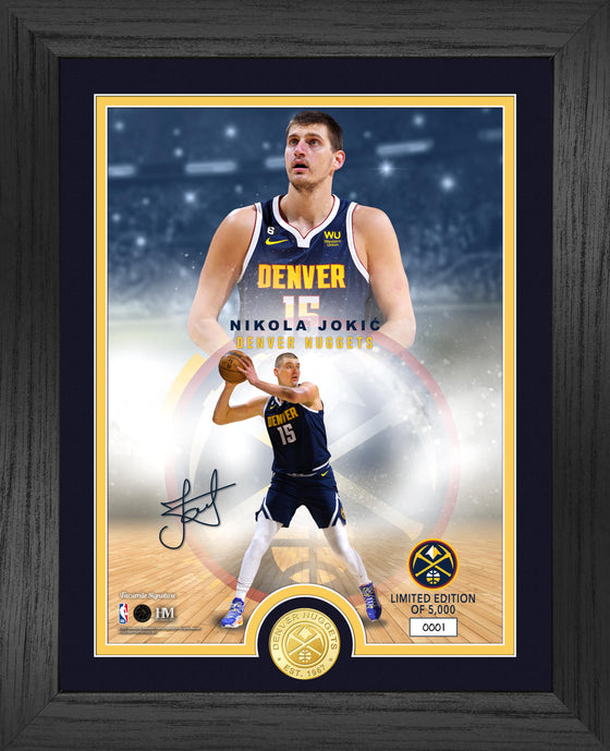 Nikola Jokic Legends Bronze Coin Photo Mint