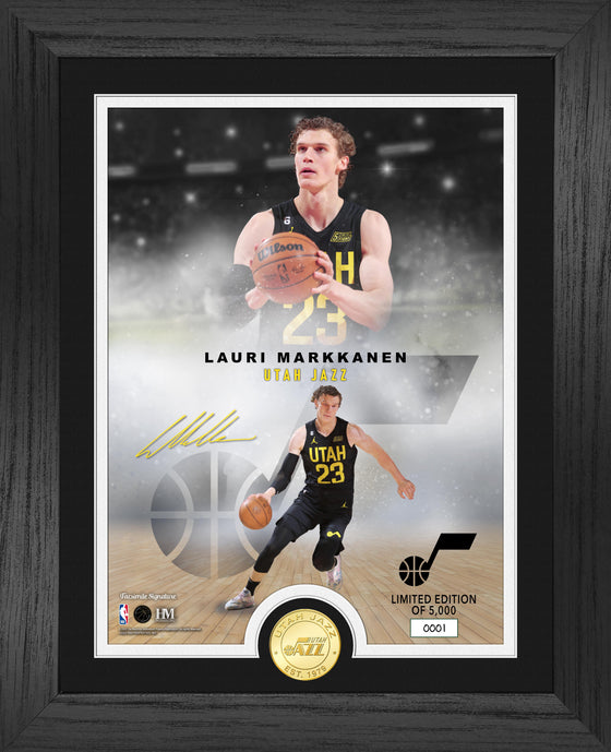 Lauri Markkanen Legends Bronze Coin Photo Mint