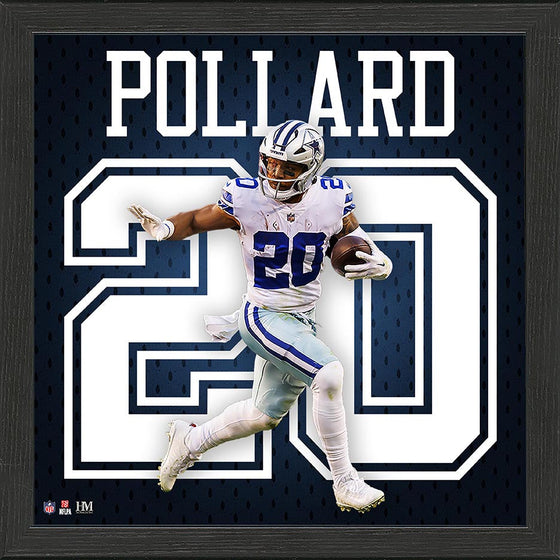 Tony Pollard NFL Impact Jersey Frame