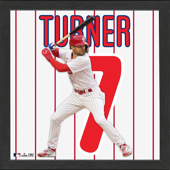 Trae Turner Philadelphia Phillies Jersey IMPACT Frame