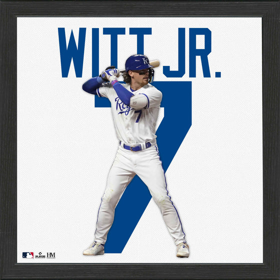 Bobby Witt Jr Kansas Cty Royals Jersey IMPACT Frame