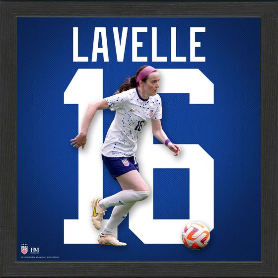 Rose Lavelle US Women's Soccer IMPACT Jersey Frame