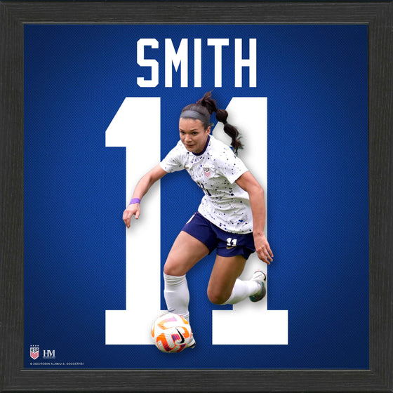 Sophia Smith US Women's Soccer IMPACT Jersey Frame