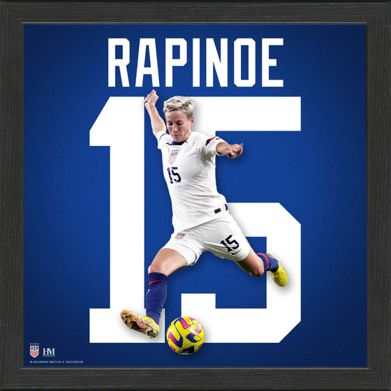 Megan Rapinoe US Women's Soccer IMPACT Jersey Frame