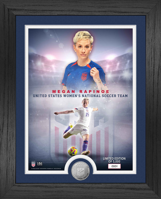 Megan Rapinoe US Women's National Soccer Team Legends Silver Coin Photo Mint