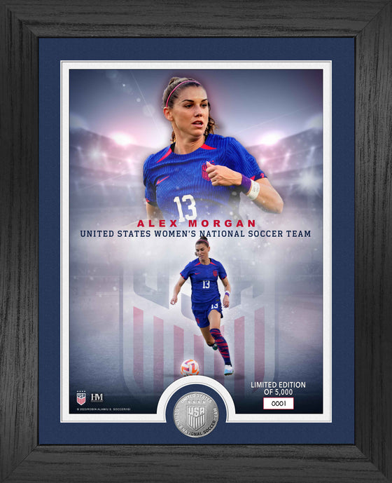 Alex Morgan US Women's National Soccer Team Legends Silver Coin Photo Mint