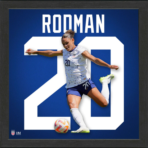 Trinity Rodman USWNT IMPACT Jersey Frame