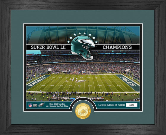 Philadelphia Eagles Stadium Bronze Coin Photo Mint