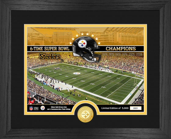 Pittsburgh Steelers Stadium Bronze Coin Photo Mint