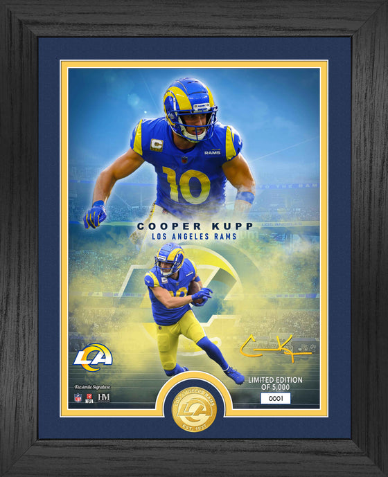 Cooper Kupp NFL Legends Bronze Coin Photo Mint