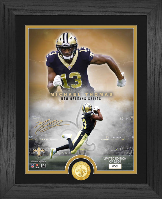 Michael Thomas NFL Legends Bronze Coin Photo Mint