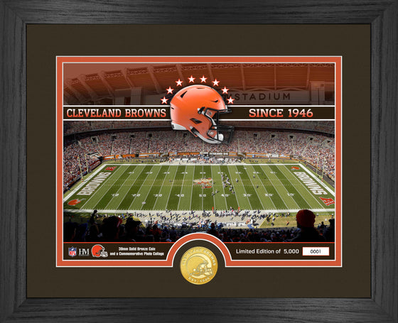 Cleveland Browns Stadium Bronze Coin Photo Mint