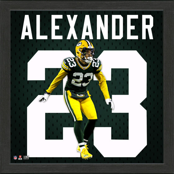 Jaire Alexander Green Bay Packers IMPACT Jersey Frame