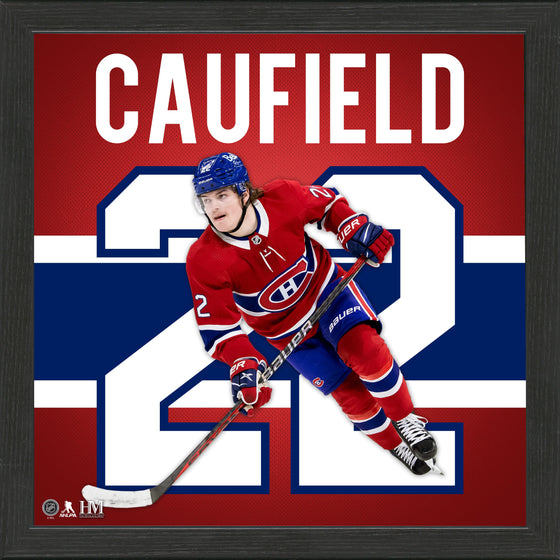 Cole Caufield Impact Jersey Frame