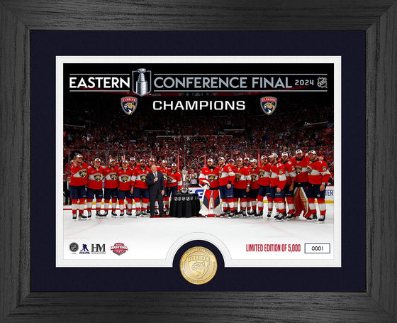 Florida Panthers 2024 NHL Eastern Conference Champions Celebration Photo Mint