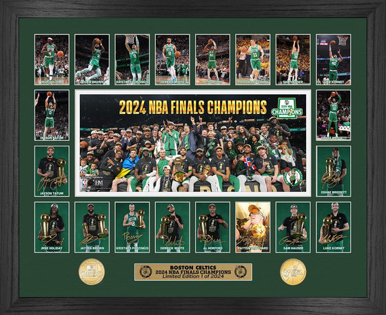 Boston Celtics 2024 NBA Champions Memorable Moments Bronze Coin Photo Mint