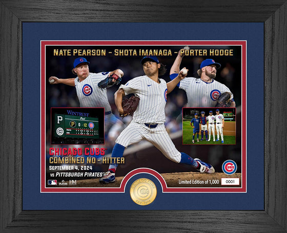 Shota Imanaga Cubs No Hitter Bronze Coin Photo Mint