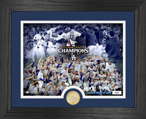 Los Angeles Dodgers NLCS Champs Celebration Bronze Coin Photo Mint