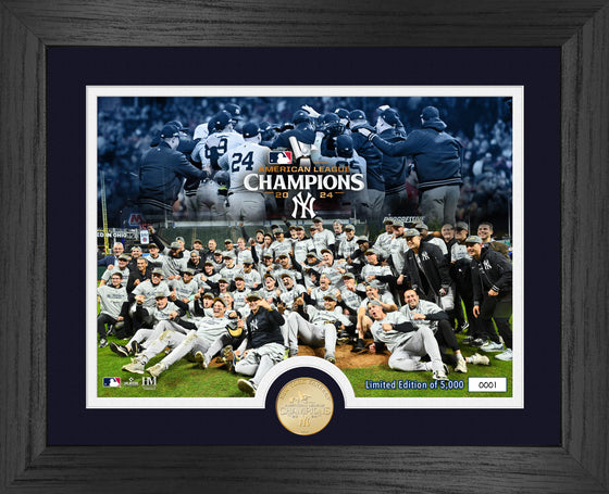 New York Yankees ALCS Champs Celebration Bronze Coin Photo Mint