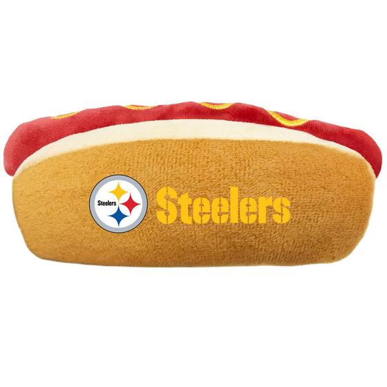 Pittsburgh Steelers Hot Dog Toy by Pets First