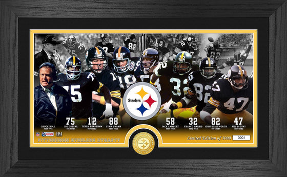 Pittsburgh Steelers Dynasty Panoramic Bronze Coin Photo Mint