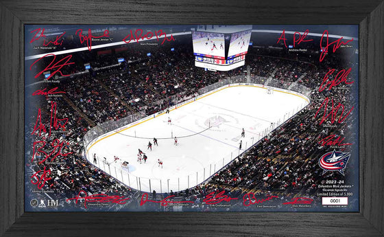 Columbus Blue Jackets 2023-24 Signature Rink