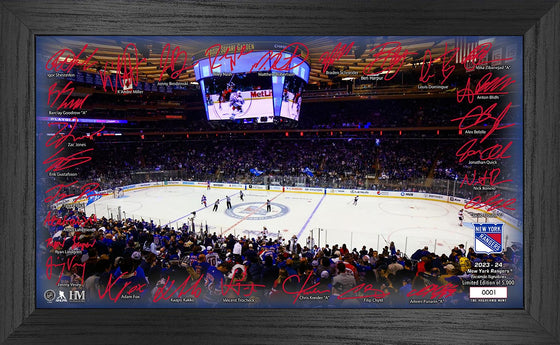 New York Rangers 2023-24 Signature Rink