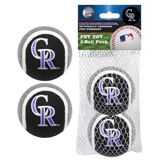 Colorado Rockies 2pc Tennis Balls