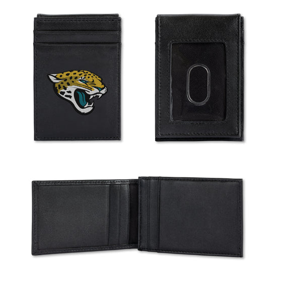 NFL Football Jacksonville Jaguars  Embroidered Front Pocket Wallet - Slim/Light Weight - Great Gift Item