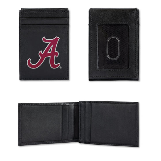 NCAA  Alabama Crimson Tide  Embroidered Front Pocket Wallet - Slim/Light Weight - Great Gift Item