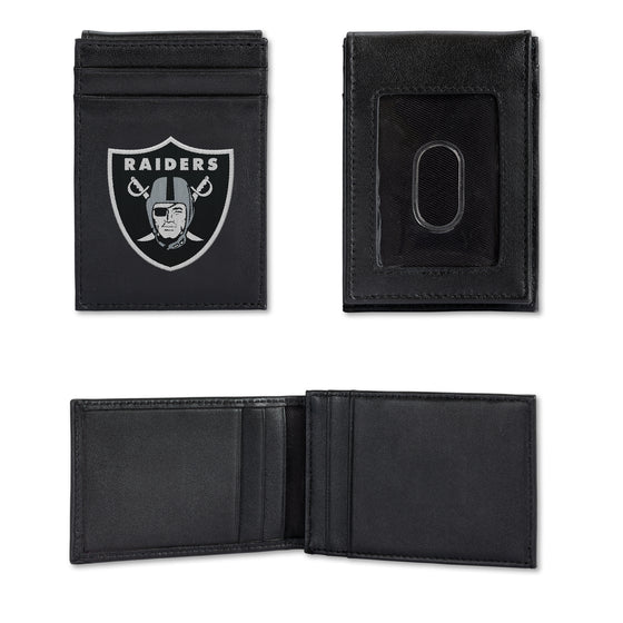 NFL Football Las Vegas Raiders  Embroidered Front Pocket Wallet - Slim/Light Weight - Great Gift Item