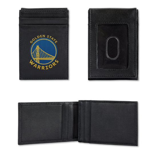 NBA Basketball Golden State Warriors  Embroidered Front Pocket Wallet - Slim/Light Weight - Great Gift Item