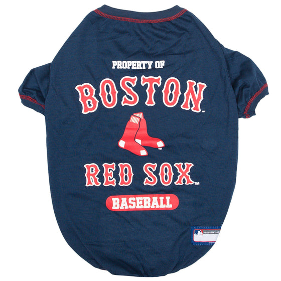 Boston Red Sox Dog Tee Shirt Pets First