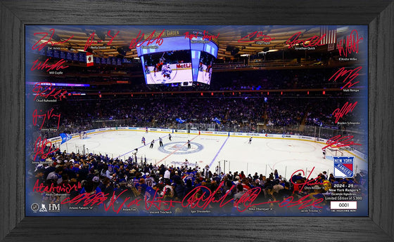 New York Rangers 2024-25 Signature Rink