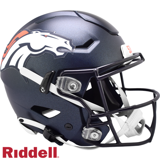 Denver Broncos Helmet Riddell Authentic Full Size SpeedFlex Style 2024