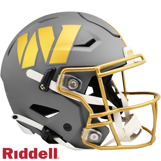 Washington Commanders Helmet Riddell Authentic Full Size SpeedFlex Style Slate Alternate