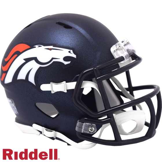 Denver Broncos Helmet Riddell Replica Mini Speed Style 2024