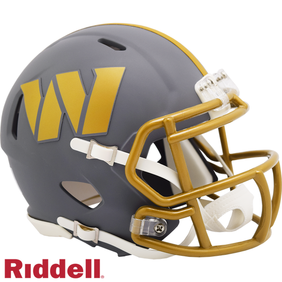 Washington Commanders Helmet Riddell Replica Mini Speed Style Slate Alternate