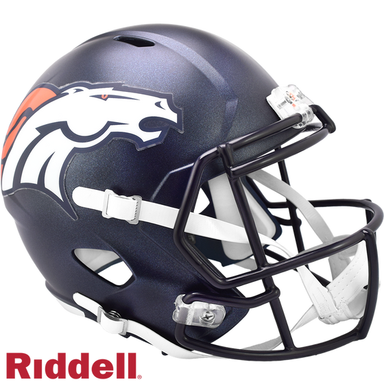 Denver Broncos Helmet Riddell Replica Full Size Speed Style 2024