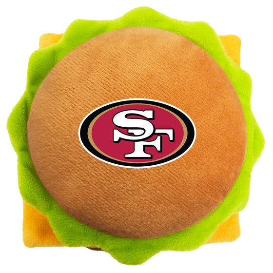 San Francisco 49ers Hamburger Toy by Pets First