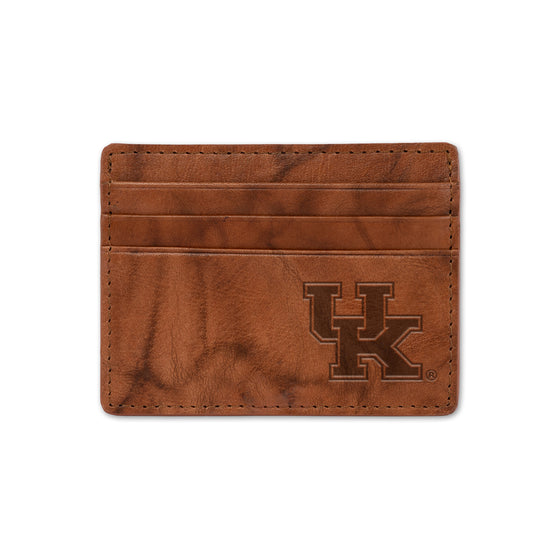 NCAA  Kentucky Wildcats  Embossed Leather Credit Cart Wallet