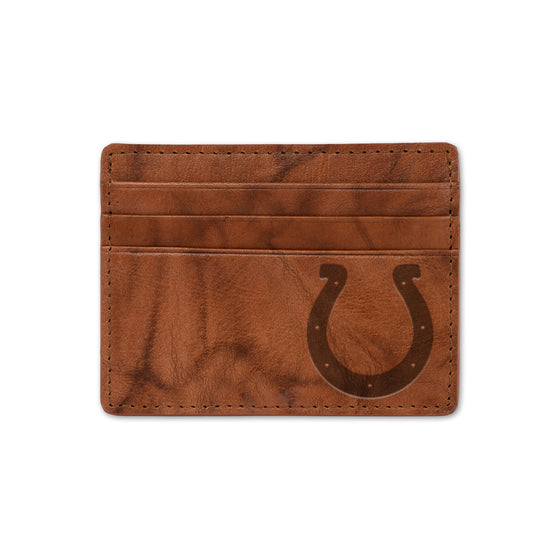NFL Football Indianapolis Colts  Embossed Leather Credit Cart Wallet