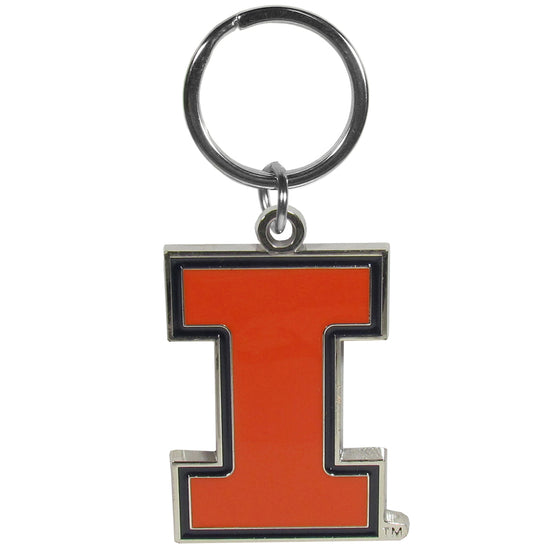 Illinois Fighting Illini Enameled Key Chain